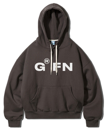 GRANFINNY（グランフィニ）の「オーバーサイズヘビー起毛ボールドロゴバルーンスウェットフードパーカー-グレー（パーカー）」