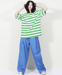 VINTAGE DENIM WIDE PANTS BLUE