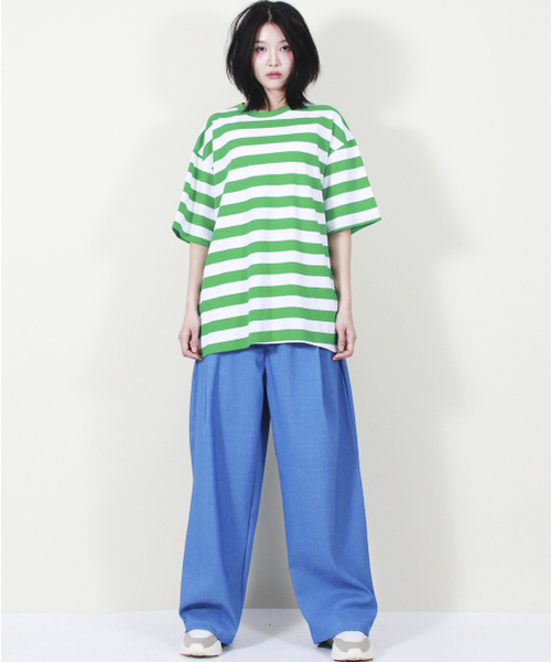 DEMARC（ドゥマーク）の「VINTAGE DENIM WIDE PANTS BLUE（スラックス・レディース・その他・LARGE/MEDIUM）」の3枚目の写真