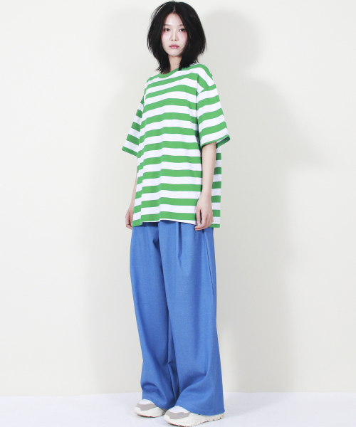 DEMARC（ドゥマーク）の「VINTAGE DENIM WIDE PANTS BLUE（スラックス・レディース・その他・LARGE/MEDIUM）」の7枚目の写真