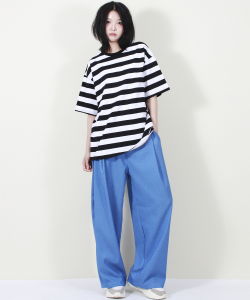 DEMARC（ドゥマーク）の「VINTAGE DENIM WIDE PANTS BLUE（スラックス・レディース・その他・LARGE/MEDIUM）」の10枚目の写真