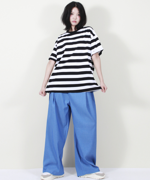 DEMARC（ドゥマーク）の「VINTAGE DENIM WIDE PANTS BLUE（スラックス・レディース・その他・LARGE/MEDIUM）」の11枚目の写真