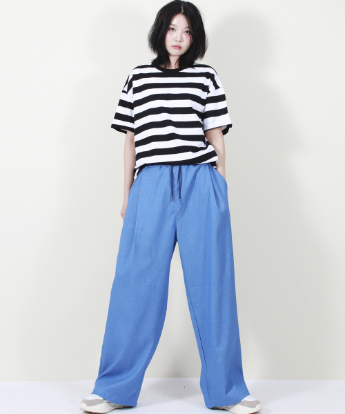 DEMARC（ドゥマーク）の「VINTAGE DENIM WIDE PANTS BLUE（スラックス・レディース・その他・LARGE/MEDIUM）」の12枚目の写真