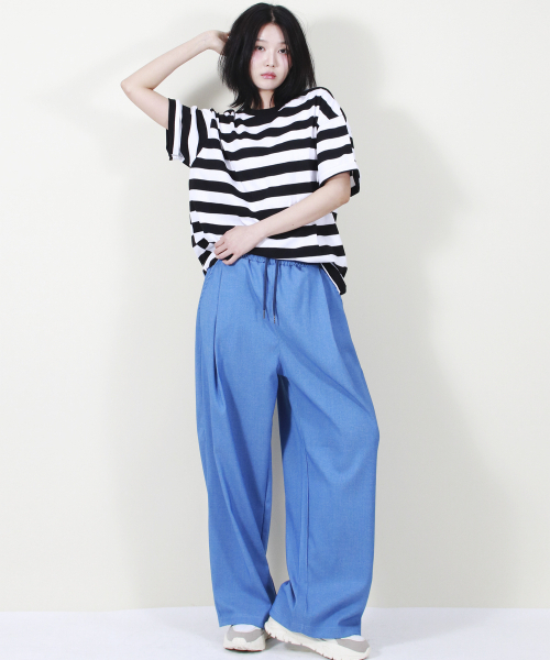 DEMARC（ドゥマーク）の「VINTAGE DENIM WIDE PANTS BLUE（スラックス・レディース・その他・LARGE/MEDIUM）」の13枚目の写真