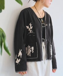 BEARDSLEY | 《12/4(木)12時予約開始》ノーカラーメキシカンジャケット(その他アウター)