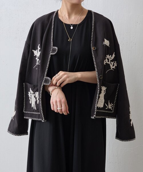 ノーカラーメキシカンジャケット（その他アウター）｜BEARDSLEY