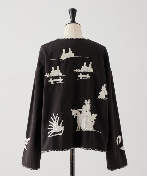 ノーカラーメキシカンジャケット（その他アウター）｜BEARDSLEY