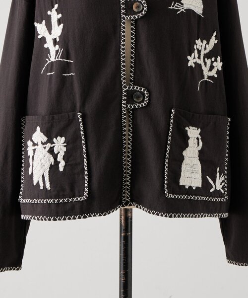 ノーカラーメキシカンジャケット（その他アウター）｜BEARDSLEY