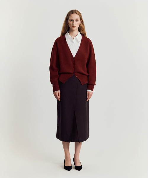 MAYVERU（メイバーユー）の「Dore wool cardigan _ Red（カーディガン/ボレロ・レディース・その他・FREE）」の10枚目の写真