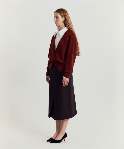 MAYVERU（メイバーユー）の「Dore wool cardigan _ Red（カーディガン/ボレロ・レディース・その他・FREE）」の9枚目の写真