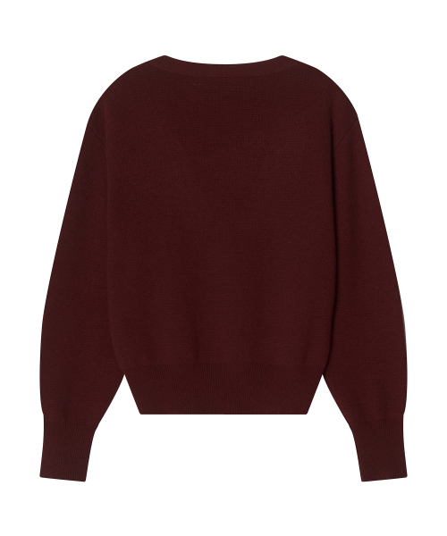 MAYVERU（メイバーユー）の「Dore wool cardigan _ Red（カーディガン/ボレロ・レディース・その他・FREE）」の5枚目の写真