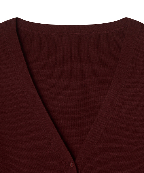 MAYVERU（メイバーユー）の「Dore wool cardigan _ Red（カーディガン/ボレロ・レディース・その他・FREE）」の4枚目の写真