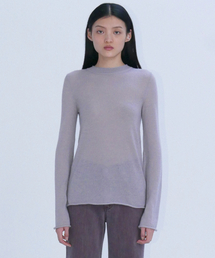 OPEN BACK BELL SLEEVE KNIT - LAVENDER