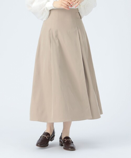 BEAMS HEART（ビームスハート）の「アシンメトリー ラップ スカート（スカート・レディース・ネイビー/ケリーグリーン/ベージュ・MEDIUM/SMALL）」の9枚目の写真