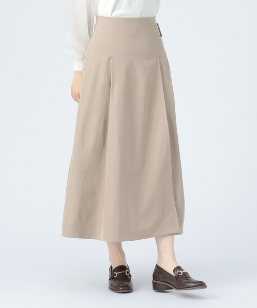 BEAMS HEART（ビームスハート）の「アシンメトリー ラップ スカート（スカート・レディース・ネイビー/ケリーグリーン/ベージュ・MEDIUM/SMALL）」の8枚目の写真