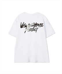 マルチペイズリーグラフィティロゴ半袖Tシャツホワイト