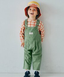 p.premier | デニム・カラーツイルオーバーオール_ジュニア対応(サロペット/オーバーオール)