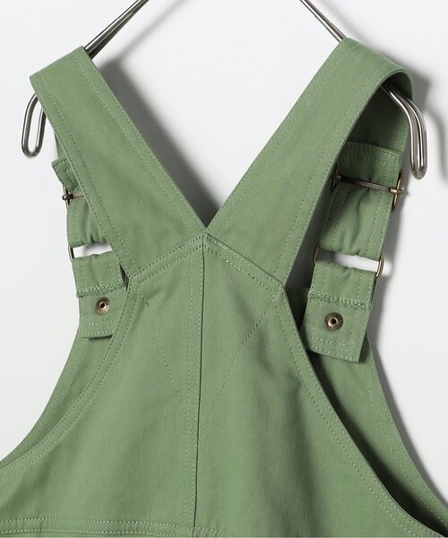 p.premier（ピードットプルミエ）の「デニム・カラーツイルオーバーオール_ジュニア対応（サロペット/オーバーオール・キッズ・サックスブルー/グリーン/ピンク・80/90/100/110/120/130/140）」の16枚目の写真