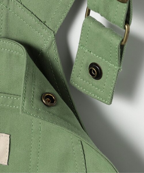 p.premier（ピードットプルミエ）の「デニム・カラーツイルオーバーオール_ジュニア対応（サロペット/オーバーオール・キッズ・サックスブルー/グリーン/ピンク・80/90/100/110/120/130/140）」の20枚目の写真