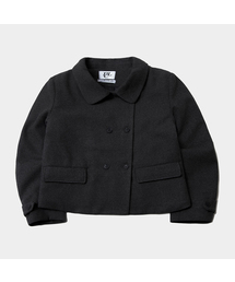 PLACE STUDIO(�v���C�X�X�^�W�I)�̃V���O���J���[ �_�u���{�^�� �~�j�}���N���V�b�N �N���b�v�R�[�g�W���P�b�g _2COLOR(�e�[���[�h�W���P�b�g)