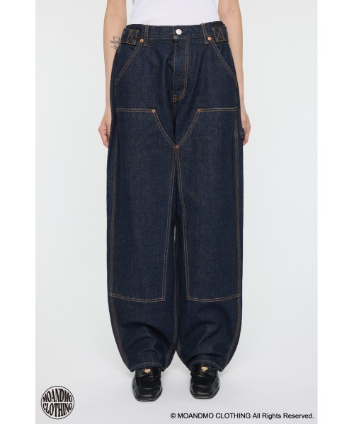 MOANDMO DOUBLE KNEE STRAIGHT（デニムパンツ）｜MOUSSY（マウジー）の