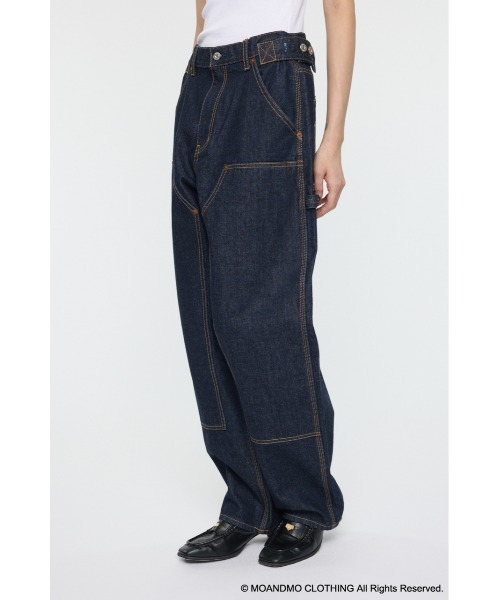 MOANDMO DOUBLE KNEE STRAIGHT（デニムパンツ）｜MOUSSY（マウジー）の