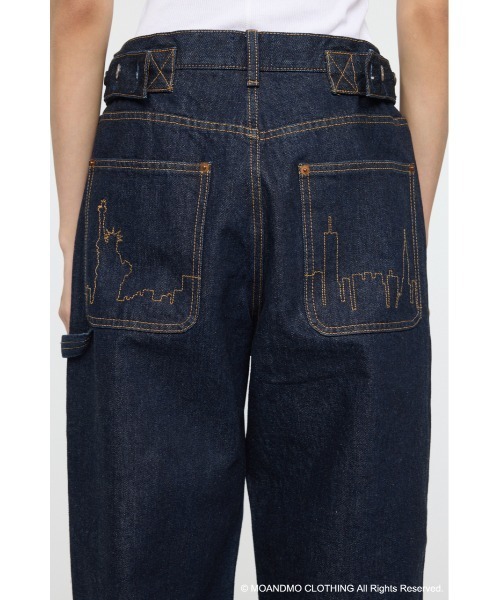 MOANDMO DOUBLE KNEE STRAIGHT（デニムパンツ）｜MOUSSY（マウジー）の