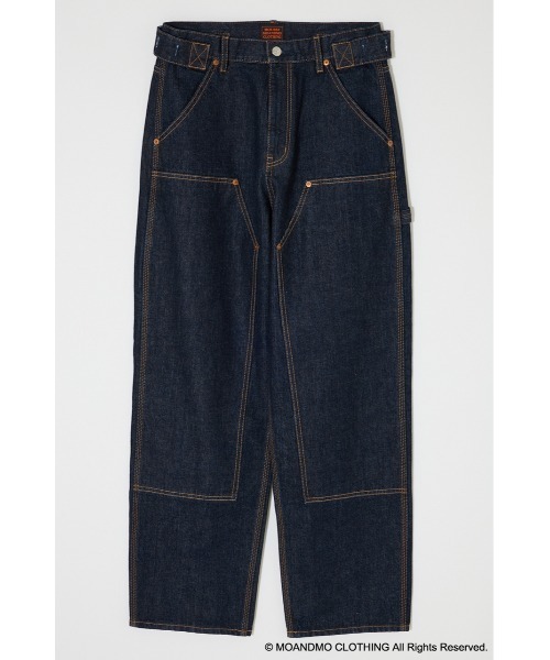 MOANDMO DOUBLE KNEE STRAIGHT（デニムパンツ）｜MOUSSY（マウジー）の