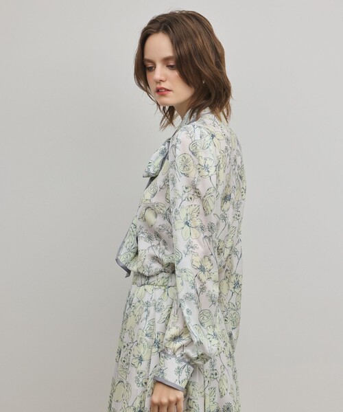 GRACE CONTINENTAL(グレースコンチネンタル)の「フルーツフラワープリントトップ(シャツ/ブラウス・レディース・イエロー/キナリ・38/36)」の10枚目の写真