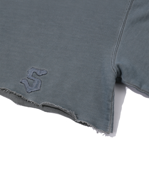 EPISODE UNTITLED(エピソードアンタイトルド)の「LUNA DYING APPLIQUE CROP HOODIE_STEEL BLUE(パーカー・レディース・その他・1/2)」の6枚目の写真