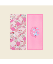 LOOP&LOOP（ループアンドループ）の「乾式スポーツタオル [ボヘミアンパッチワーク_ピンク]（スポーツグッズ）」