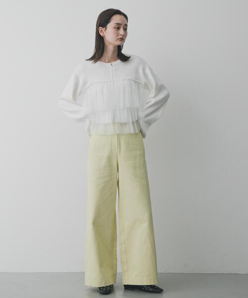 SENSE OF PLACE by URBAN RESEARCH(センスオブプレイスバイアーバンリサーチ)の「スタッズフラットシューズ(パンプス・レディース・ブラック/ベージュ・SMALL/LARGE/MEDIUM)」の9枚目の写真