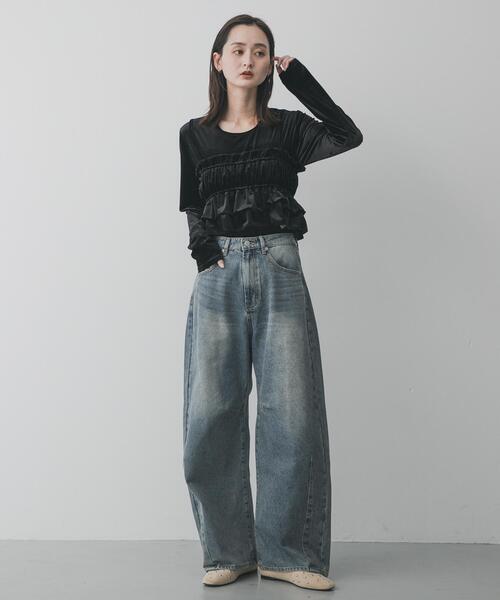 SENSE OF PLACE by URBAN RESEARCH(センスオブプレイスバイアーバンリサーチ)の「スタッズフラットシューズ(パンプス・レディース・ブラック/ベージュ・SMALL/LARGE/MEDIUM)」の18枚目の写真