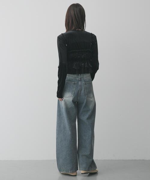 SENSE OF PLACE by URBAN RESEARCH(センスオブプレイスバイアーバンリサーチ)の「スタッズフラットシューズ(パンプス・レディース・ブラック/ベージュ・SMALL/LARGE/MEDIUM)」の11枚目の写真