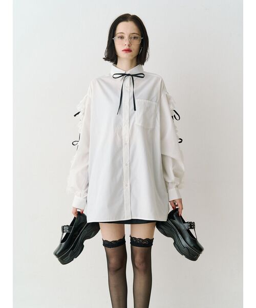 jouetie(ジュエティ)の「厚底スニーカーソールメリージェーンシューズ ローファー 靴(ローファー・レディース・レッド/ブラック・MEDIUM/LARGE)」の13枚目の写真