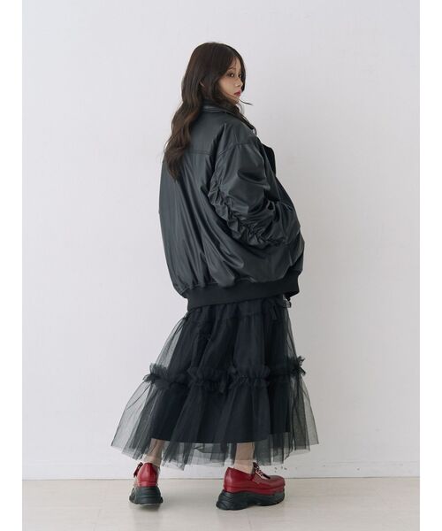 jouetie(ジュエティ)の「厚底スニーカーソールメリージェーンシューズ ローファー 靴(ローファー・レディース・レッド/ブラック・MEDIUM/LARGE)」の5枚目の写真