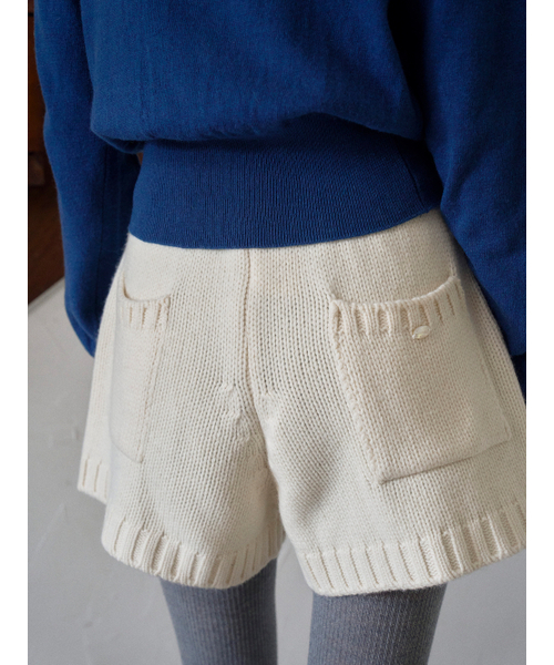 TINKNIT（ティンニット）の「エイラインウールニットショーツ_アイボリー（その他パンツ・レディース・その他・FREE）」の4枚目の写真
