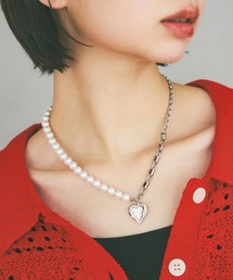 PAGEBOY（ページボーイ）の「エンジェルパールチェーンネックレス（ネックレス）」