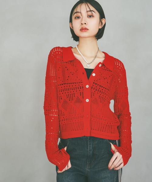 PAGEBOY(ページボーイ)の「エンジェルパールチェーンネックレス(ネックレス・レディース・ブラック/シルバー・FREE)」の18枚目の写真