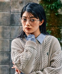 niko and... | [MODE NORM CORE] ストーンウォッシュケーブルプルオーバー(ニット/セーター)