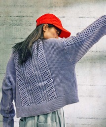 niko and... | [MODE NORM CORE] ストーンウォッシュケーブルプルオーバー(ニット/セーター)