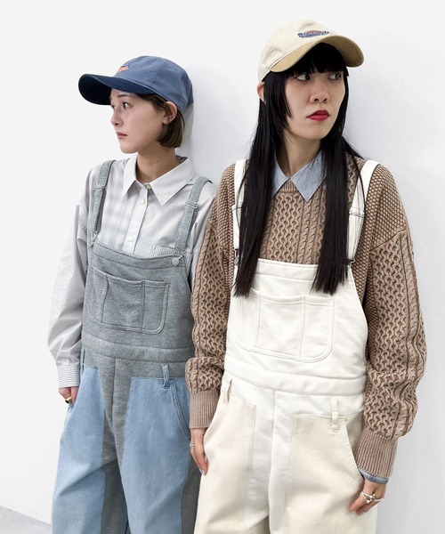 niko and...（ニコアンド）の「[MODE NORM CORE] ストーンウォッシュケーブルプルオーバー（ニット/セーター・レディース・ネイビー/キャメル/アイボリー・LARGE/MEDIUM）」の8枚目の写真