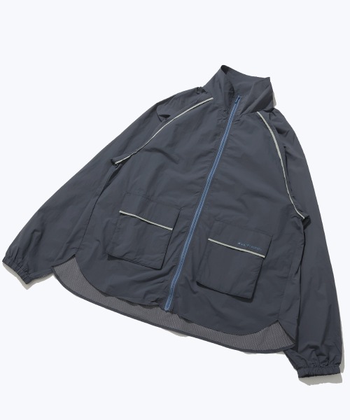KRIFF MAYER Lady's Collection（クリフメイヤーレディースコレクション）の「【接触冷感・軽い】UVカット冷感シアージャケット（その他アウター・レディース・カラフル/ピンク/ネイビー/セージグリーン/ナチュラル・LARGE/MEDIUM）」の3枚目の写真
