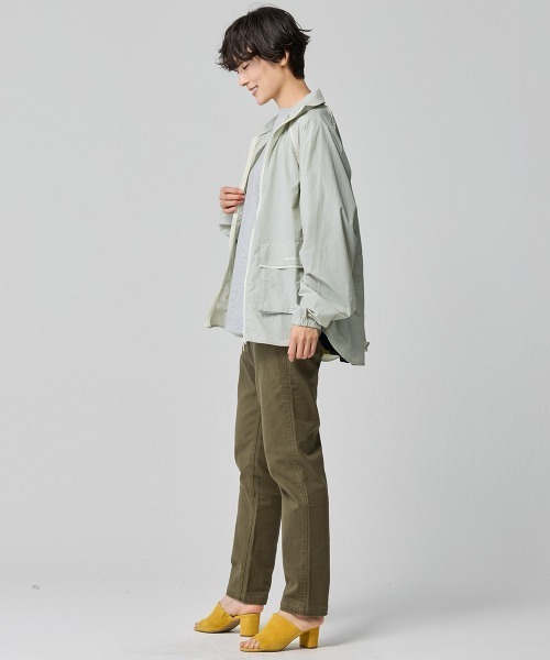 KRIFF MAYER Lady's Collection（クリフメイヤーレディースコレクション）の「【接触冷感・軽い】UVカット冷感シアージャケット（その他アウター・レディース・カラフル/ピンク/ネイビー/セージグリーン/ナチュラル・LARGE/MEDIUM）」の10枚目の写真