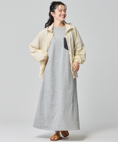 KRIFF MAYER Lady's Collection（クリフメイヤーレディースコレクション）の「【接触冷感・軽い】UVカット冷感シアージャケット（その他アウター・レディース・カラフル/ピンク/ネイビー/セージグリーン/ナチュラル・LARGE/MEDIUM）」の15枚目の写真