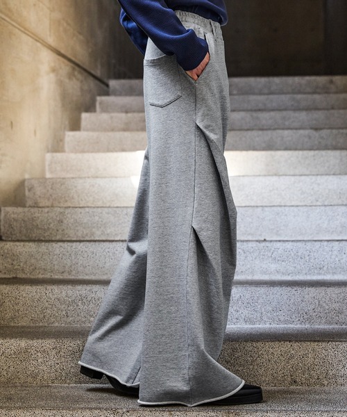 CLEL（クレイル）の「【CLEL】3D Tuck Sweat Pants / 3Dタック スウェットパンツ（スウェットパンツ・メンズ・グレー/チャコールグレー/ブラック・S/M/L/XS）」の15枚目の写真