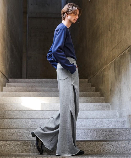 CLEL（クレイル）の「【CLEL】3D Tuck Sweat Pants / 3Dタック スウェットパンツ（スウェットパンツ・メンズ・グレー/チャコールグレー/ブラック・S/M/L/XS）」の17枚目の写真