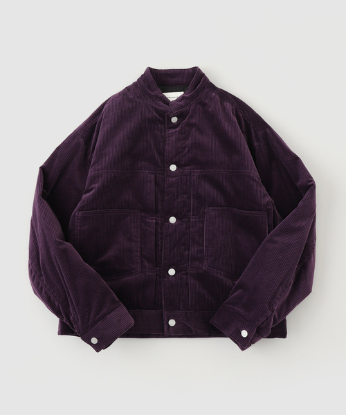 EDIFICE(エディフィス)の「MARKAWARE(マーカウェア)PUFFED MANDARIN COLLAR WORK JA(その他アウター・メンズ・パープル・3)」の1枚目の写真