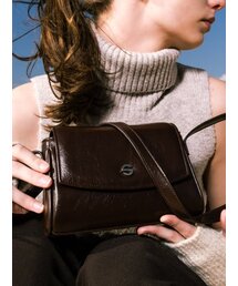 SEMICODE（セミコード）の「capture bag micro - crinkle choco brown（メッセンジャーバッグ）」