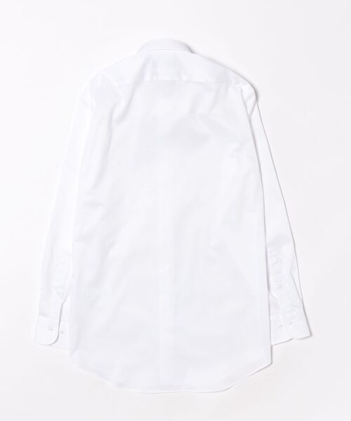 TAKA-Q(タカキュー)の「ワイシャツ メンズ ノンアイロン ネクスコット 綿100% コットン ボタンダウン 長袖 ビジネス ドレス NEWスタンダードフィット(ビジネスシャツ・メンズ・ホワイト・首回り43cm-裄丈82cm/首回り37cm-裄丈80cm/首回り39cm-裄丈80cm/首回り39cm-裄丈84cm/首回り41cm-裄丈82cm/首回り41cm-裄丈86cm/首回り43cm-裄丈86cm/首回り45cm-裄丈86cm)」の3枚目の写真